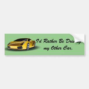 Adesivo Para Carro Eu Preferencialmente De Dirigir O Meu Outro Autoco