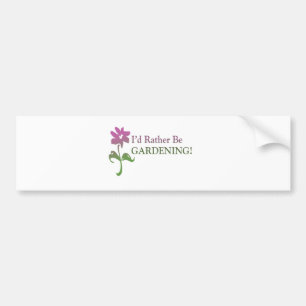 Adesivo Para Carro Eu Preferencialmente De Jardinagem