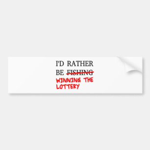 Adesivo Para Carro Eu Preferencialmente De Pescar... Ganhando A Loter