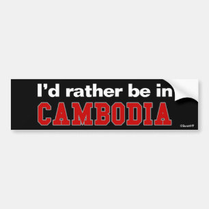 Adesivo Para Carro Eu preferencialmente estaria em Cambodia