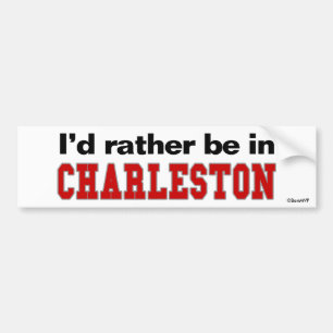 Adesivo Para Carro Eu preferencialmente estaria em Charleston