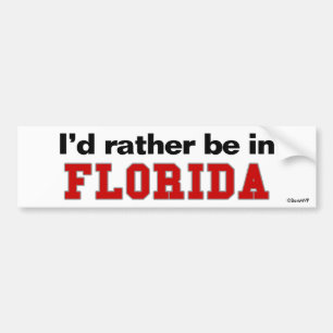Adesivo Para Carro Eu preferencialmente estaria em Florida