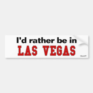 Adesivo Para Carro Eu preferencialmente estaria em Las Vegas