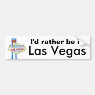 Adesivo Para Carro Eu preferencialmente estaria em Las Vegas