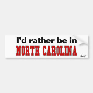 Adesivo Para Carro Eu preferencialmente estaria em North Carolina