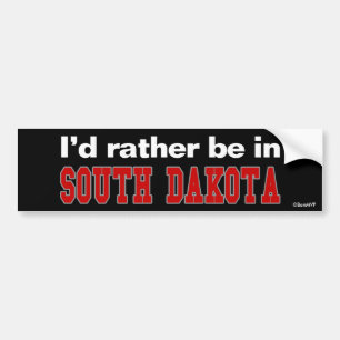 Adesivo Para Carro Eu preferencialmente estaria em South Dakota