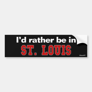 Adesivo Para Carro Eu preferencialmente estaria em St Louis