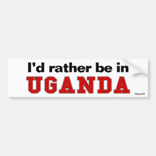 Adesivo Para Carro Eu preferencialmente estaria em Uganda