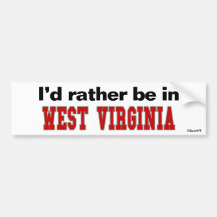 Adesivo Para Carro Eu preferencialmente estaria em West Virginia