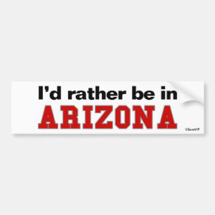 Adesivo Para Carro Eu preferencialmente estaria na arizona