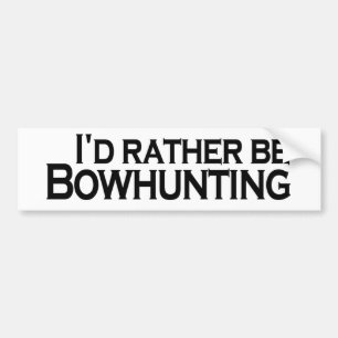 Adesivo Para Carro Eu preferencialmente seria Bowhunting