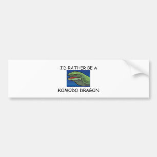 Adesivo Para Carro Eu preferencialmente seria um dragão de Komodo