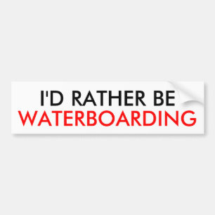 Adesivo Para Carro Eu PREFERENCIALMENTE SERIA, WATERBOARDING