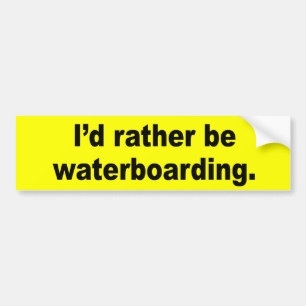 Adesivo Para Carro Eu preferencialmente waterboarding