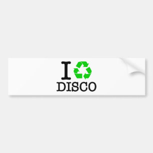 Adesivo Para Carro Eu recicl o disco