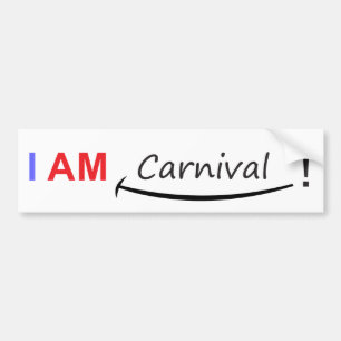 Adesivo Para Carro Eu sou carnaval