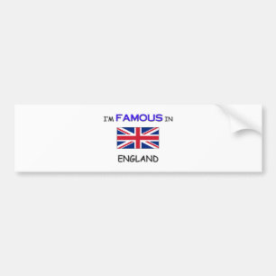 Adesivo Para Carro Eu sou famoso em INGLATERRA