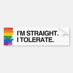 Adesivo Para Carro Eu Sou HETERO. I TOLERAR - .png