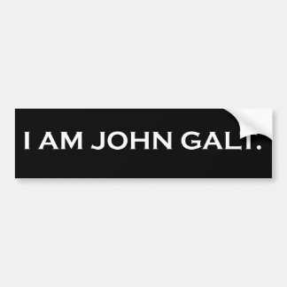 Adesivo Para Carro Eu sou John Galt