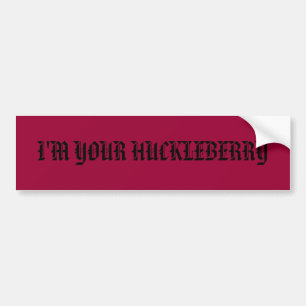 Adesivo Para Carro Eu sou SEU HUCKLEBERRY