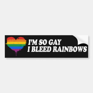 ADESIVO PARA CARRO EU SOU TÃO GAY QUE EU PRECISO DE CHUVAS...