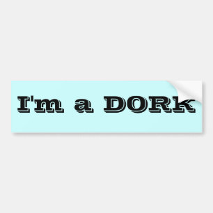 Adesivo Para Carro Eu sou um DORK