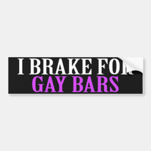 ADESIVO PARA CARRO EU TRAGO PARA BARES GAY