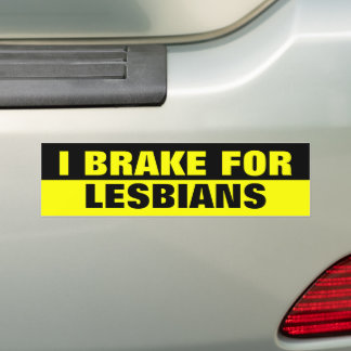 ADESIVO PARA CARRO EU TRAGO PARA LESBIANOS