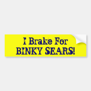 Adesivo Para Carro Eu travo para GATILHO de BINKY!