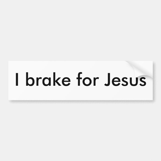 Adesivo Para Carro Eu travo para Jesus (Frente)