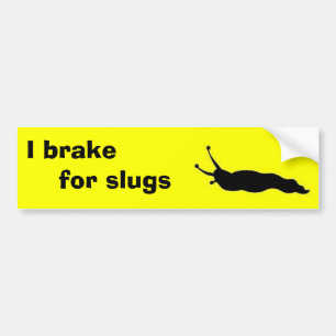 Adesivo Para Carro Eu travo para slugs