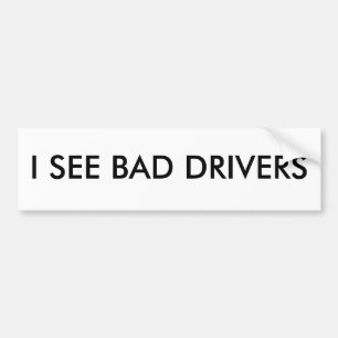 Adesivo Para Carro EU VER o autocolante no vidro traseiro MAU dos