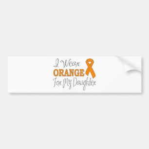 Adesivo Para Carro Eu visto a laranja para minha filha (a fita