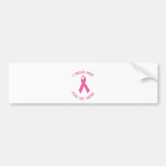 Adesivo Para Carro Eu visto o rosa para minha consciência do cancro