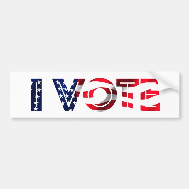 Adesivo Para Carro Eu Voto (Frente)