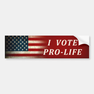 Adesivo Para Carro Eu voto a bandeira americana patriótica da