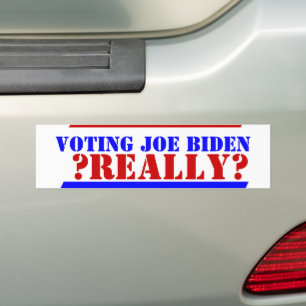 Adesivo Para Carro EUA AMÉRICA VOTAR Joe Biden - Sério? louco