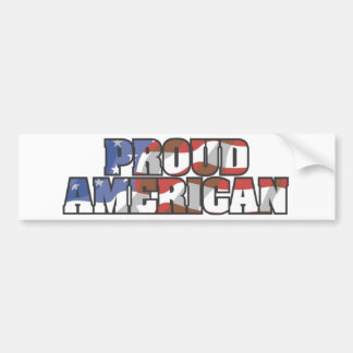 Adesivo Para Carro EUA: Americano Orgulhoso