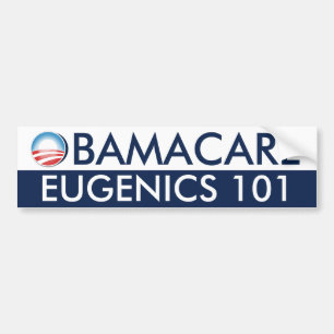 Adesivo Para Carro Eugenismo 101 de Obamacare