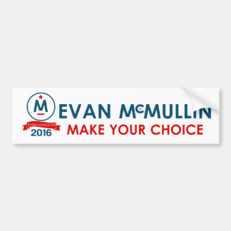 Adesivo Para Carro Evan McMullin faz sua escolha