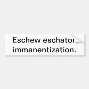 Adesivo Para Carro Evite o autocolante no vidro traseiro de Eschaton