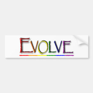 Adesivo Para Carro Evolua o gay