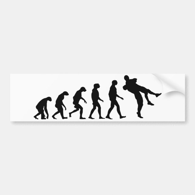 Adesivo Para Carro Evolução da luta (Frente)