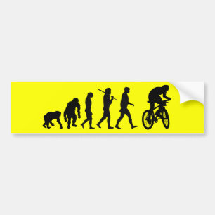 Adesivo Para Carro Evolução do autocolante no vidro traseiro biking