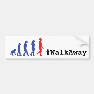 Adesivo Para Carro Evolução do conservador do movimento do WalkAway