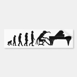Adesivo Para Carro Evolução do piano