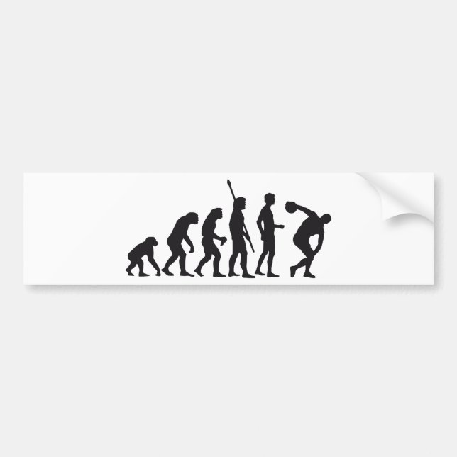 Adesivo Para Carro evolution discus thrower (Frente)