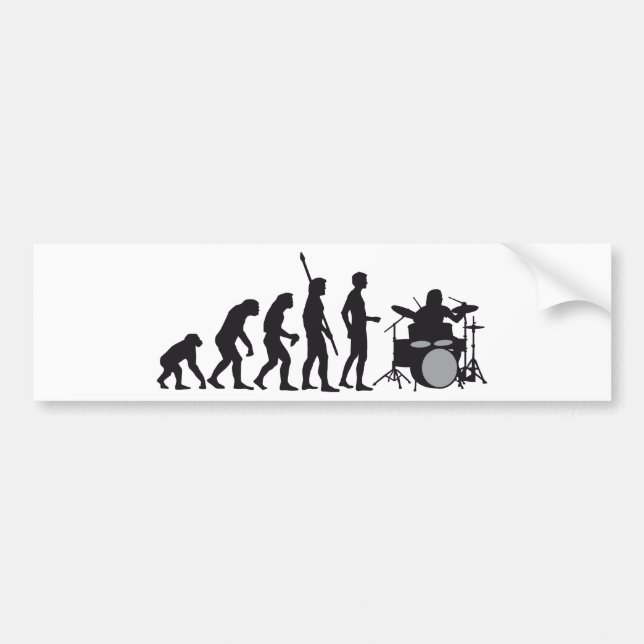 Adesivo Para Carro evolution drummer (Frente)