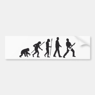 Adesivo Para Carro evolution guitar rock