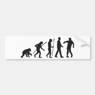 Adesivo Para Carro evolution of ele dead zombie walking